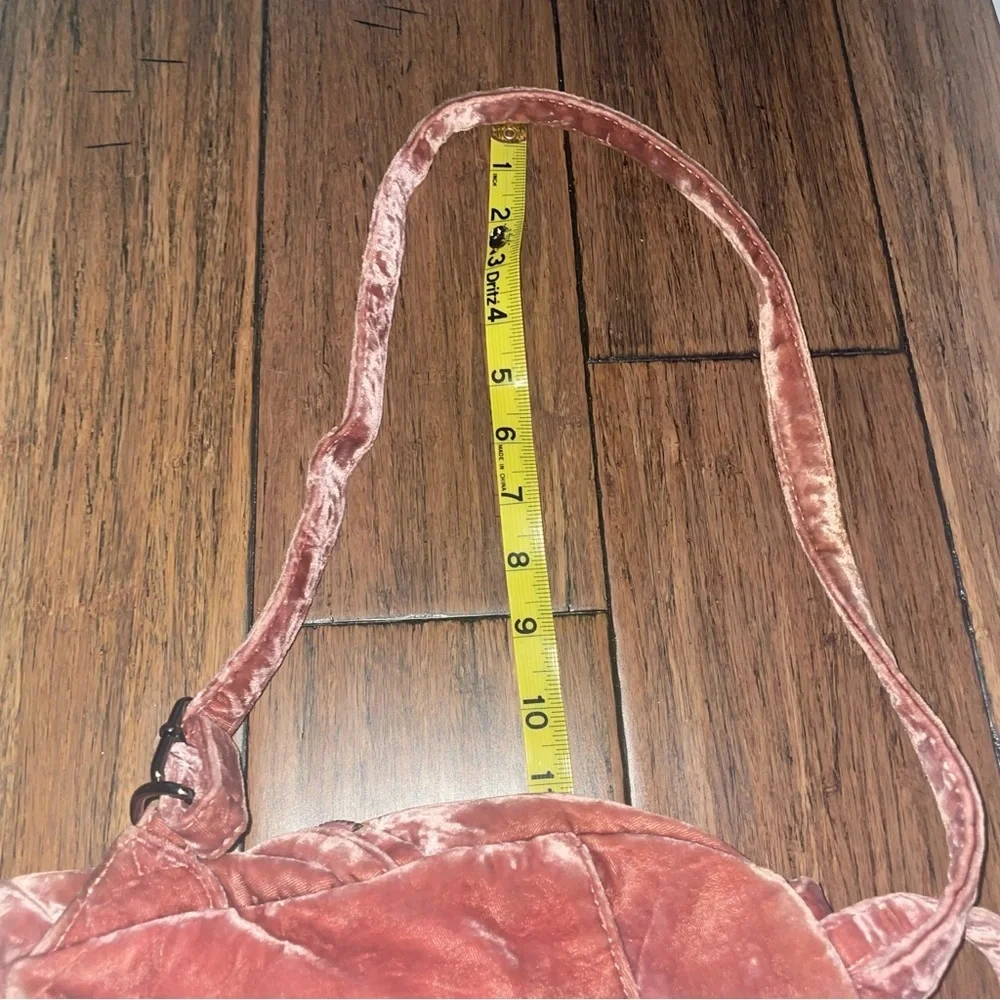 Pink backpack velour backpack velvet backpack Rebecca minkoff Julian